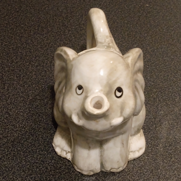 Elephant sugar bowl and creamer - Picture 6 of 8